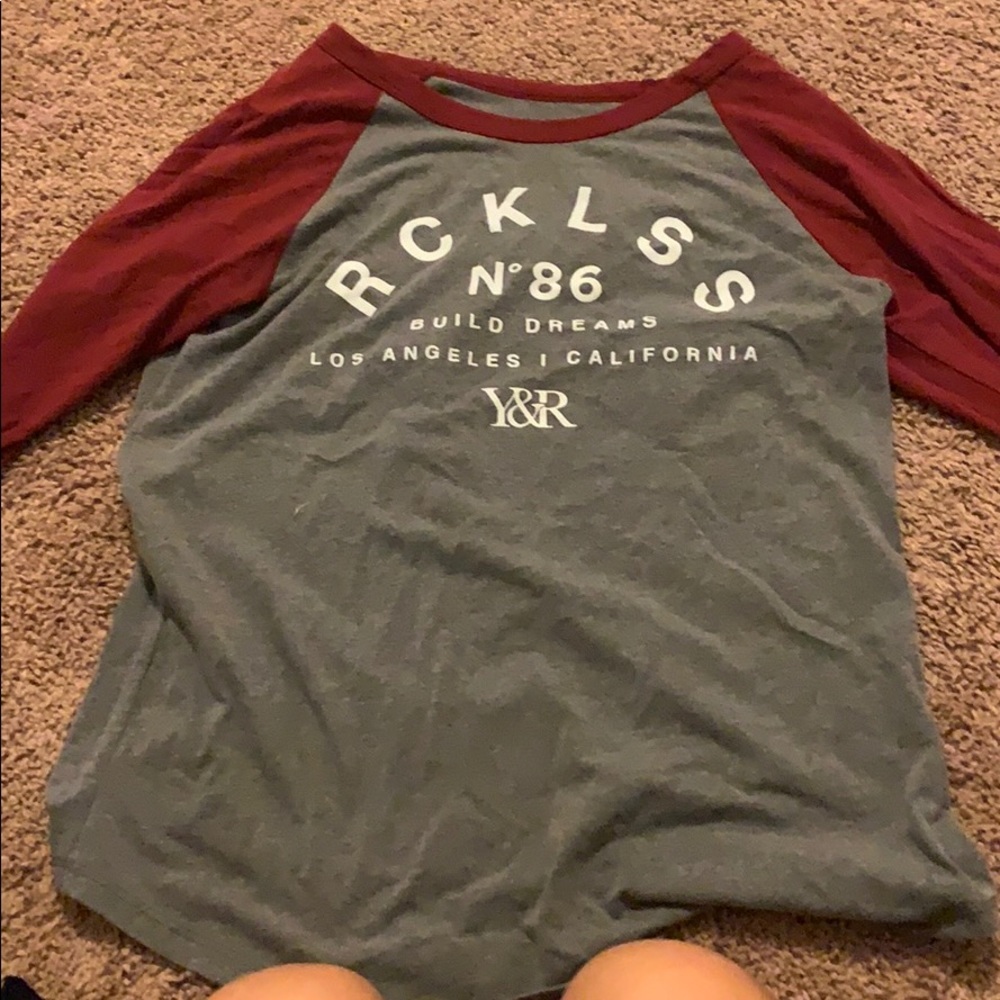 Young and reckless baseball tee